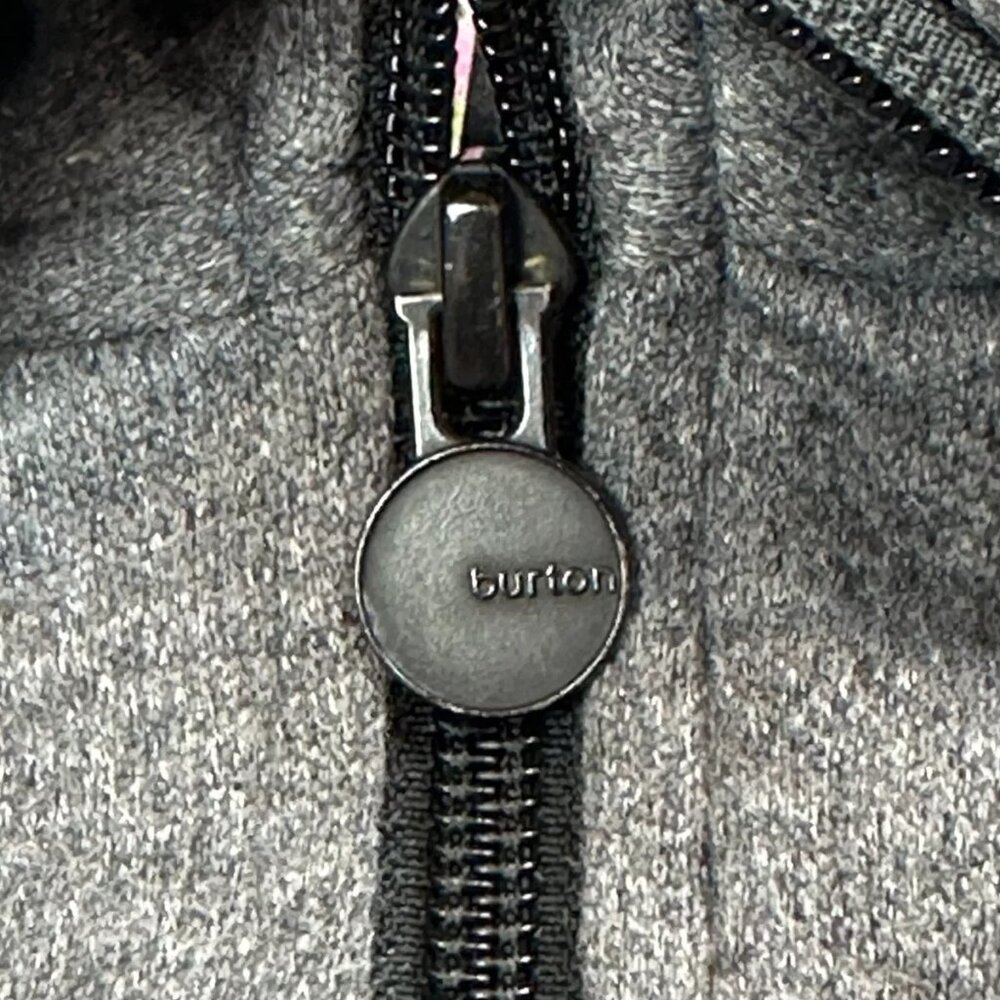 Burton Gray & Black Dry Ride Starr Hooded Zip Snowboard Vest - Small - NWOT - Picture 6 of 11